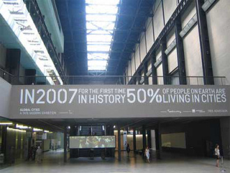 IN 2007 FOR THE FIRST TIME IN HISTORY 50% OF PEOPLE ON EARTH ARE LIVING IN CITIES