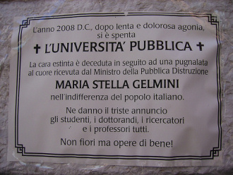 La morte dell'Università