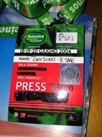 Il mio pass per l'“Heineken Jammin' Festival”